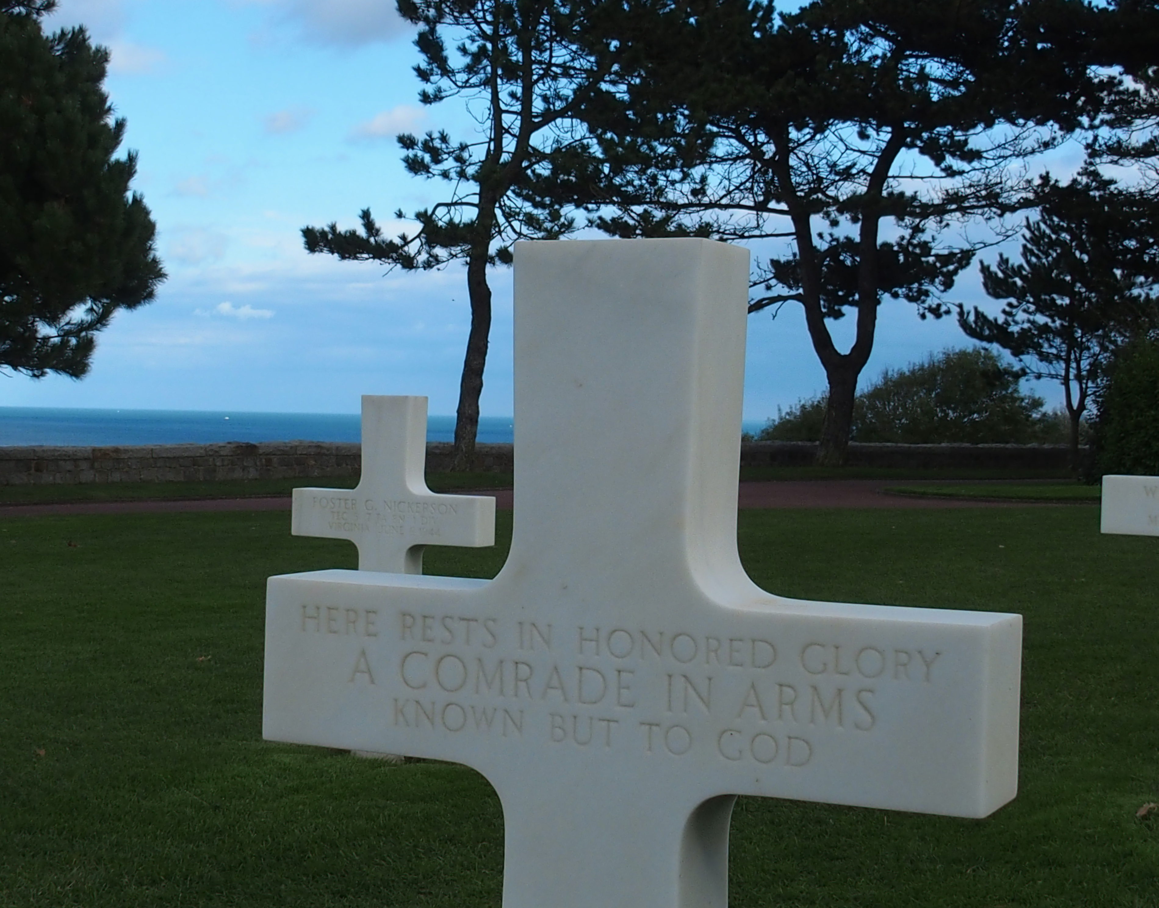 The American Cemetery at Omaha Beach